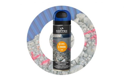 Imagen Spray de pintura fluorescente S-Mark Azul SOPPEC
