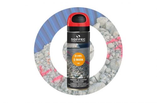 Imagen Spray de pintura fluorescente S-Mark Vermelho SOPPEC