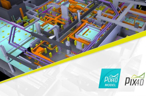 Imagen Software para modelar en 3D desde dron Pix4DModel