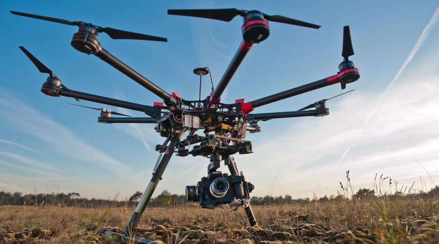 Video Drone DJI Spreading Wings S900 Video Drone DJI Spreading Wings S900