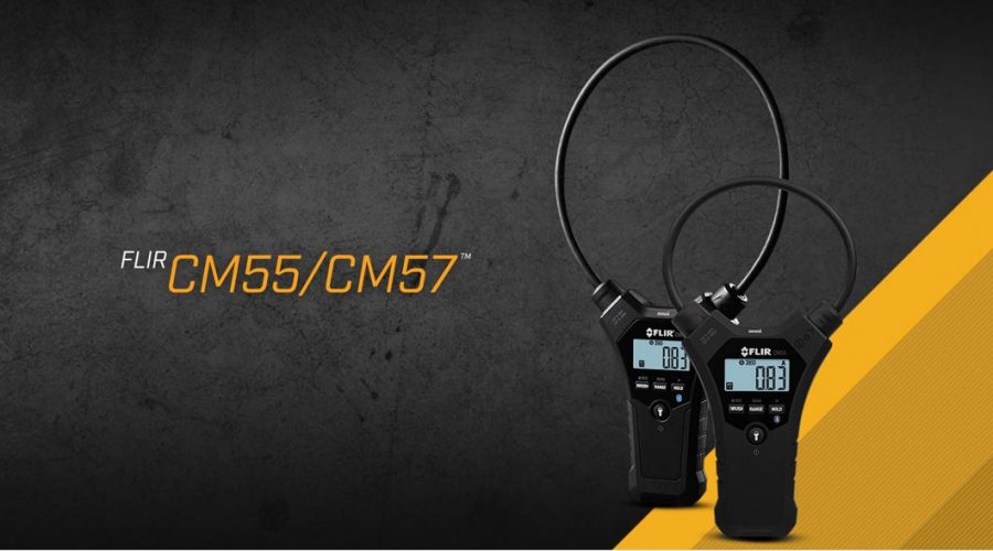 Video Medidores de pinça flexíveis FLIR CM55 e CM57