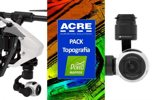 Imagen Pack de Mapping – 2 / topografia com drone DJI Inspire 2, câmara Zenmuse X5S e Pix4D