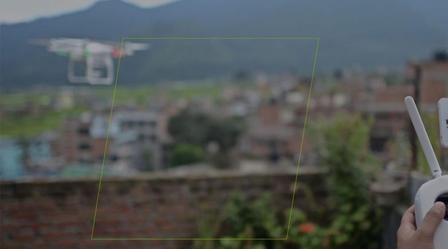 Video Software de voo planificado para drone Pix4Dcapture