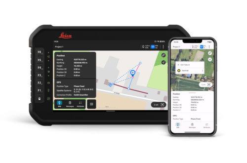 Imagen Leica Zeno Mobile One. Software de recolha de dados
