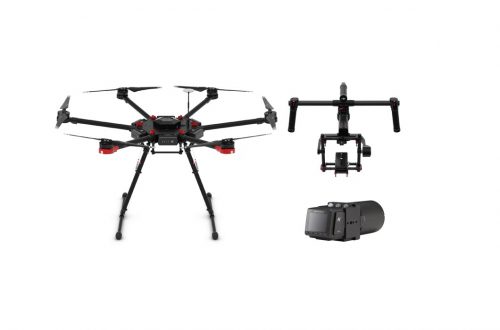 Imagen Matrice 600 para topografia com Hasselblad e Ronin-MX