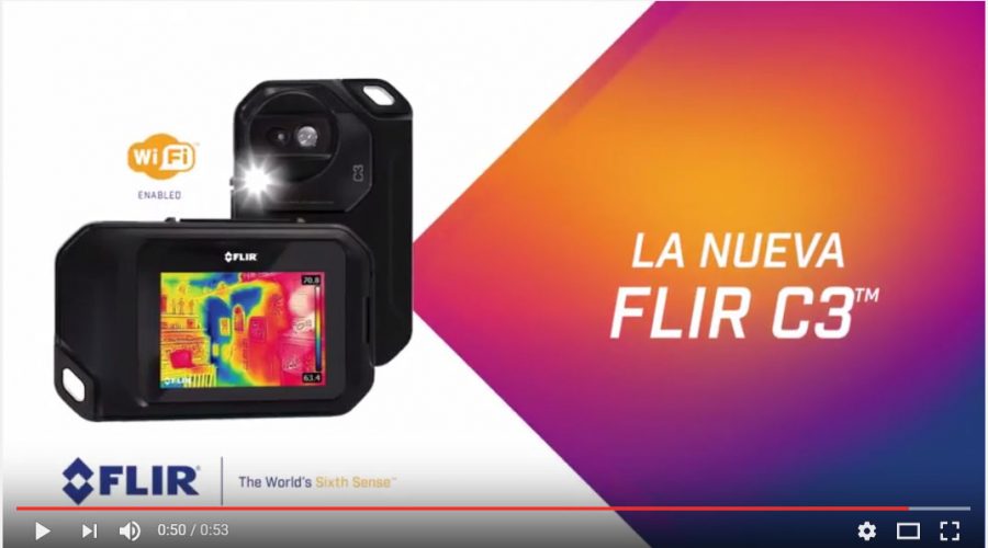 Video Pack Câmara termográfica FLIR C3 e verificador de voltagem VP52 Video Pack Câmara termográfica FLIR C3 e verificador de voltagem VP52