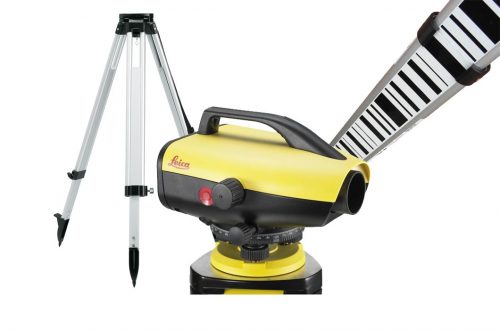 Imagen Pack nível digital com mira telescópica e tripé de alumínio precisão 0.7 mm