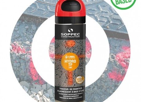 Imagen Spray de pintura en fase acuosa HYDRO TP Fluorescente Rojo