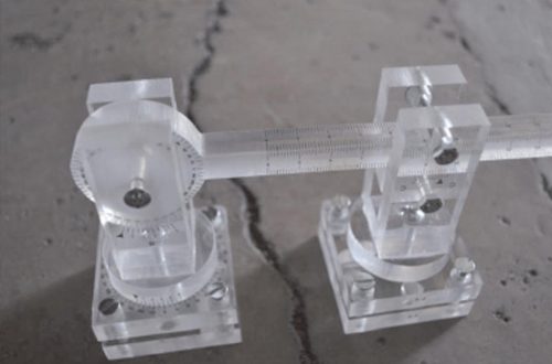 Imagen Fissurometro em 3 dimensões para medição de variação de fissura ACRE