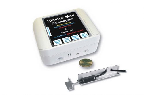 Imagen Fissurometro digital para movimento de fissuras Rissfox Mini RS
