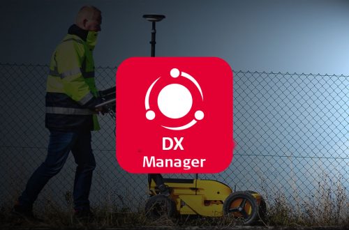 Imagen Software de mapeamento de serviços afectados Leica DX Manager