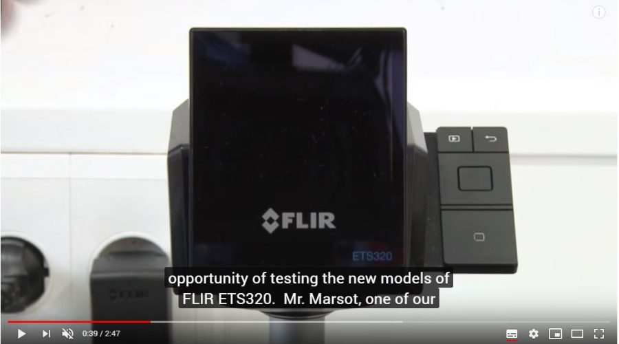 Video Sistema termográfico para pruebas de componentes electrónicos FLIR ETS320