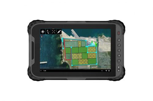 Imagen Tablet Leica Zeno Tab 2 para antena GG04 Plus