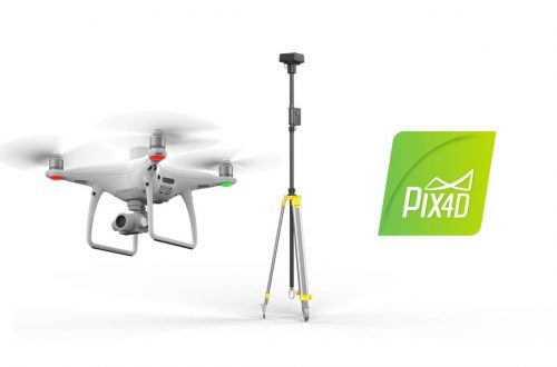 Imagen Pack topografía profesional:Phantom 4 RTK + Antena de referencia + Pix4Dmapper