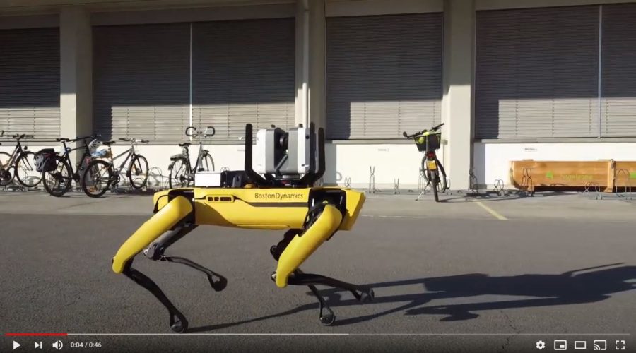 Video Leica RTC360 para robot móvel Boston Dynamics SPOT
