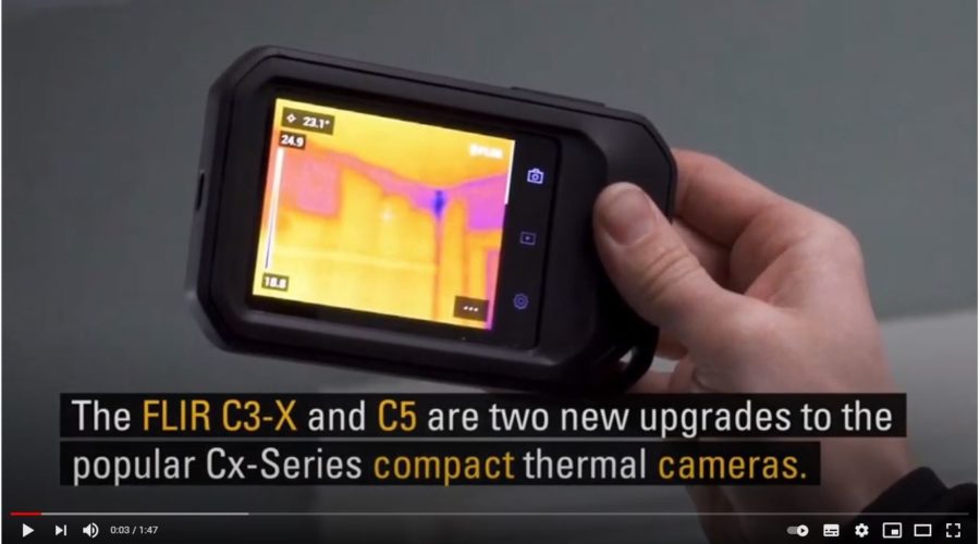 Video Câmera termográfica FLIR C3-X