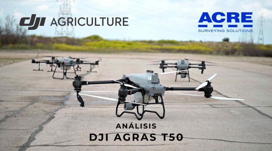 Video Drone pulverizador DJI AGRAS T50
