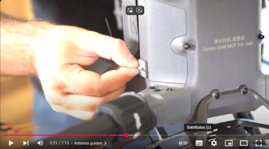Video KRONOS. PRS (para-quedas) e FTS para drones DJI da Dronavia
